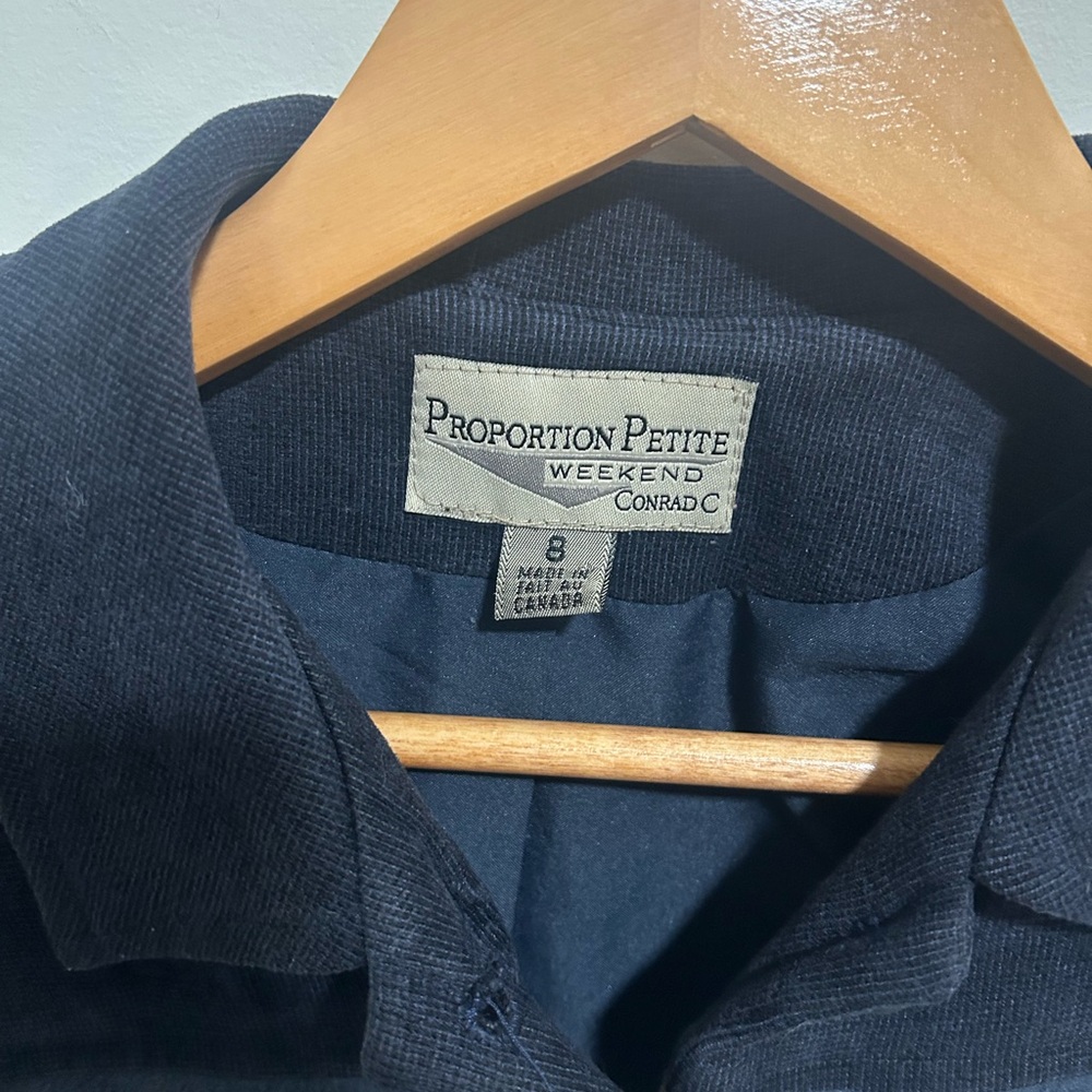 Proportion Petite Fleece Jacket With Button Up Closure - Picture 6 of 6
